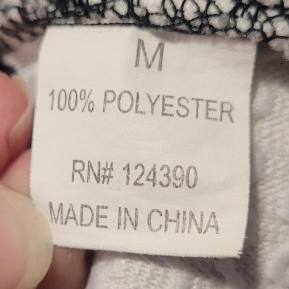 Touch Me Black and White Mini Skirt Medium runs small - Picture 6 of 6